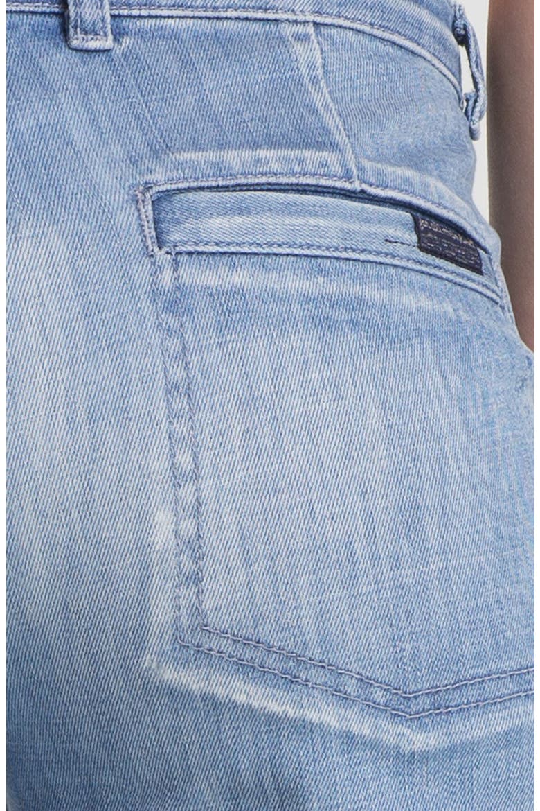 7 For All Mankind® 'Georgia' Wide Leg Stretch Jeans, Alternate, color, AUTHENTIC LIGHT