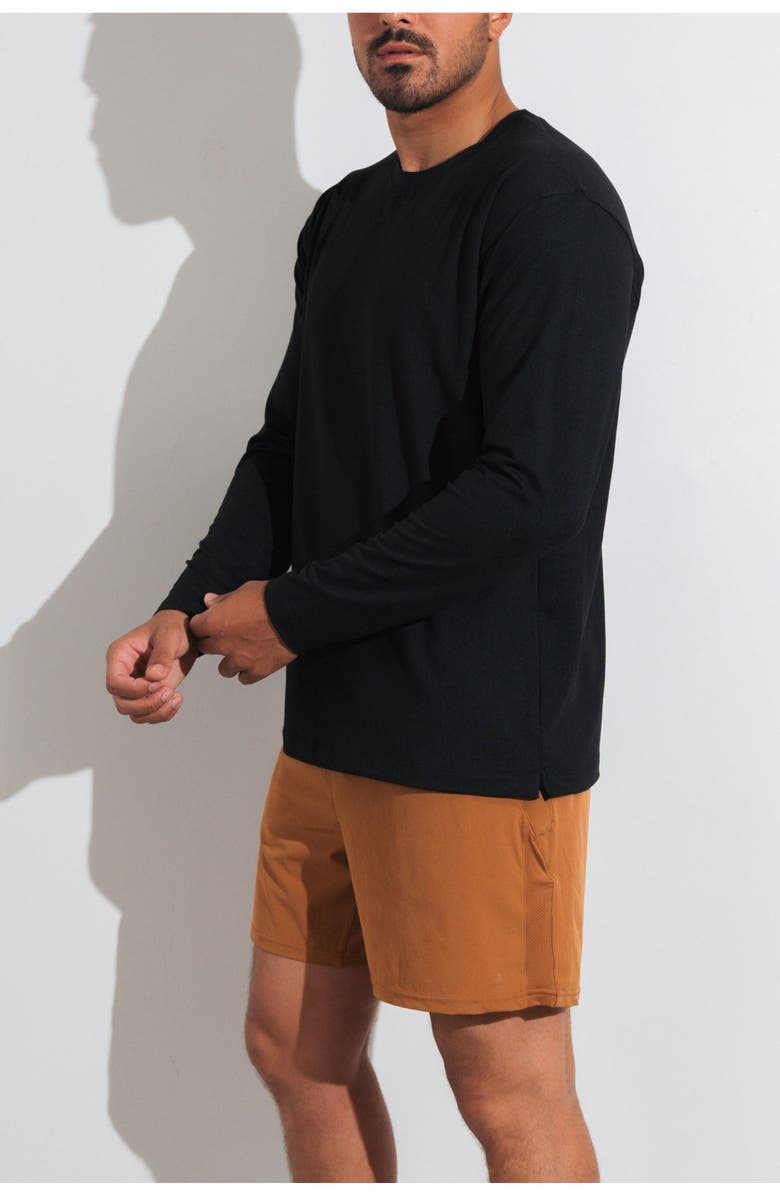 Vitality Motive Long Sleeve Tee, Alternate, color, Midnight