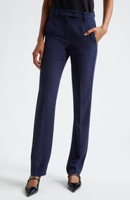 Emporio Armani Techno Gabardine Straight Leg Pants