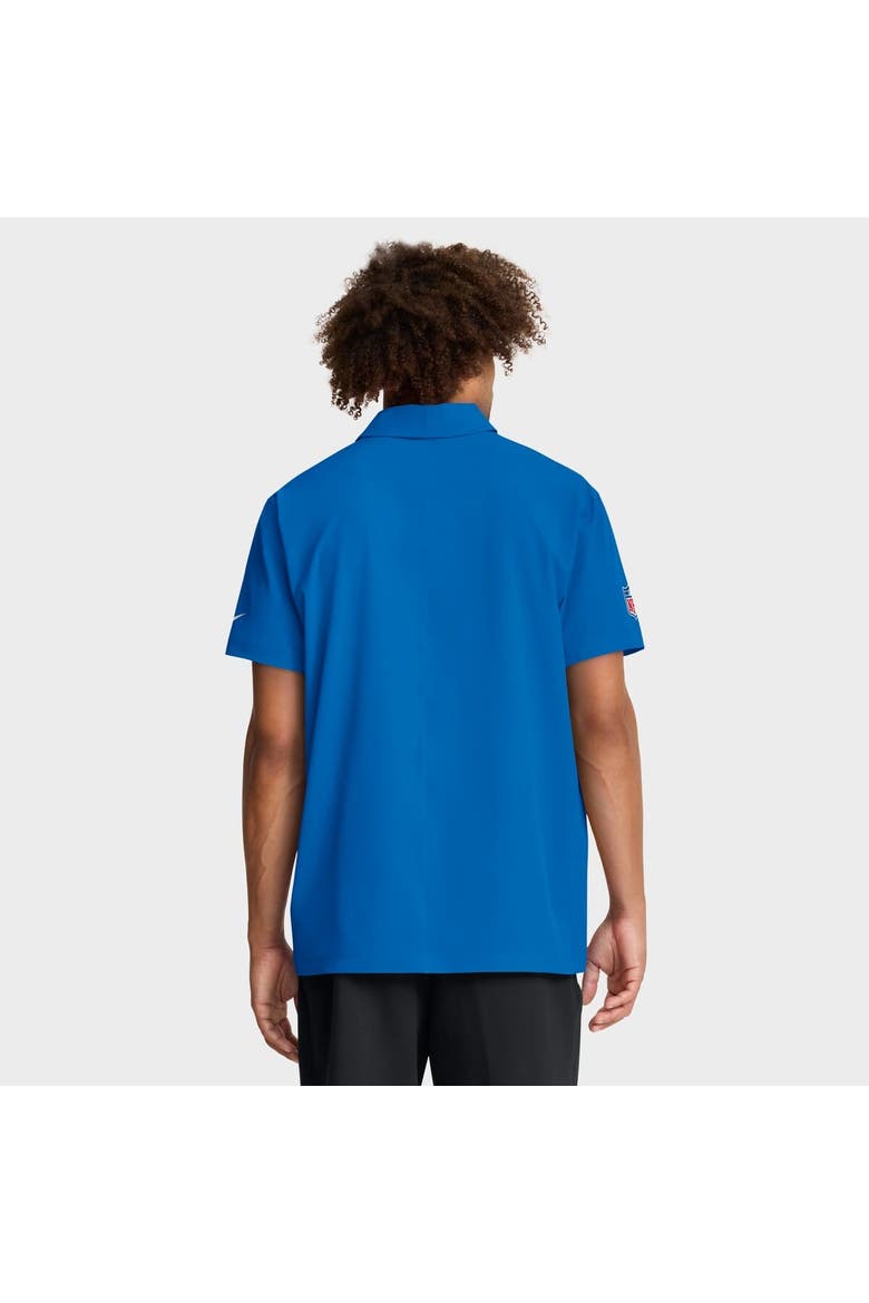 Men's Nike Blue Detroit Lions Sideline City Pride Woven Performance Polo, Alternate, color, Blue