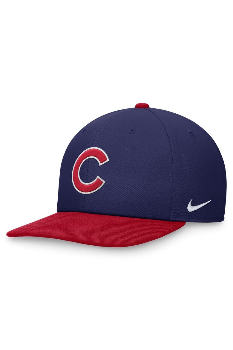 Men's Nike Royal/Red Chicago Cubs Evergreen Two-Tone Snapback Hat, Main, color, Royal