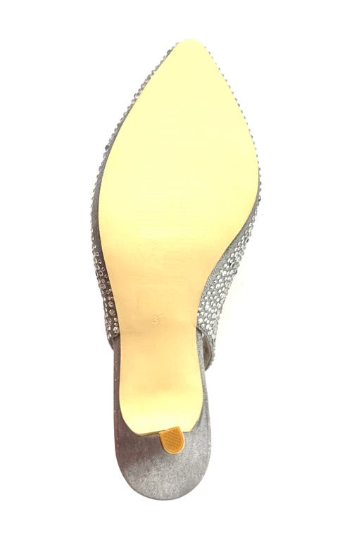 Lady Couture Slingback Pump In Silver