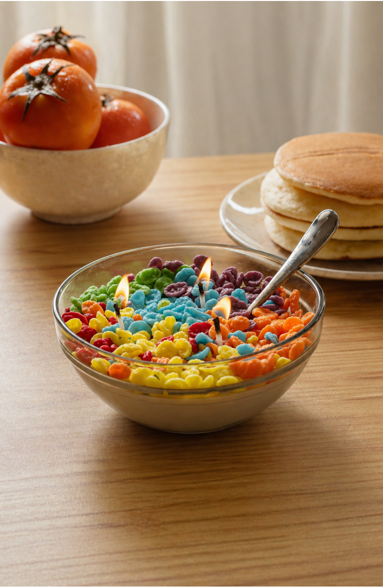 Southlake gifts Fruity Pebbles Cereal Candle, Alternate, color, Fruity Pebbles