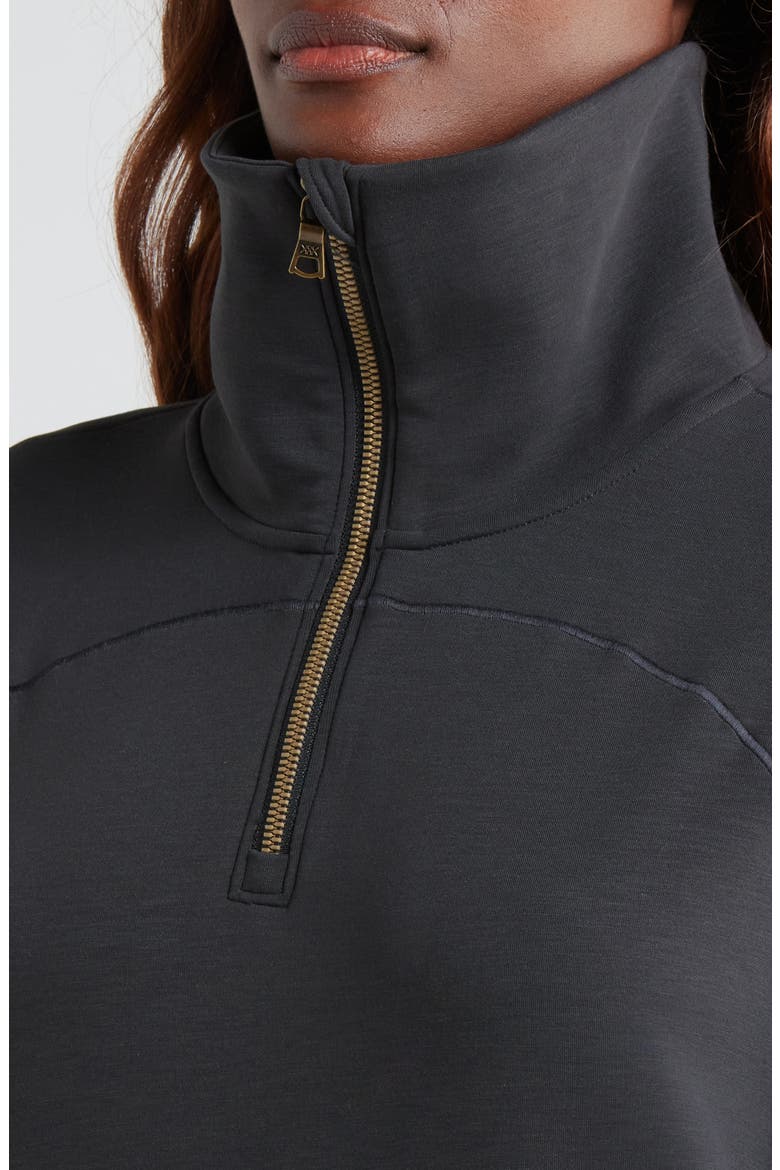 DreamGlow Half Zip, Alternate, color, BLACK