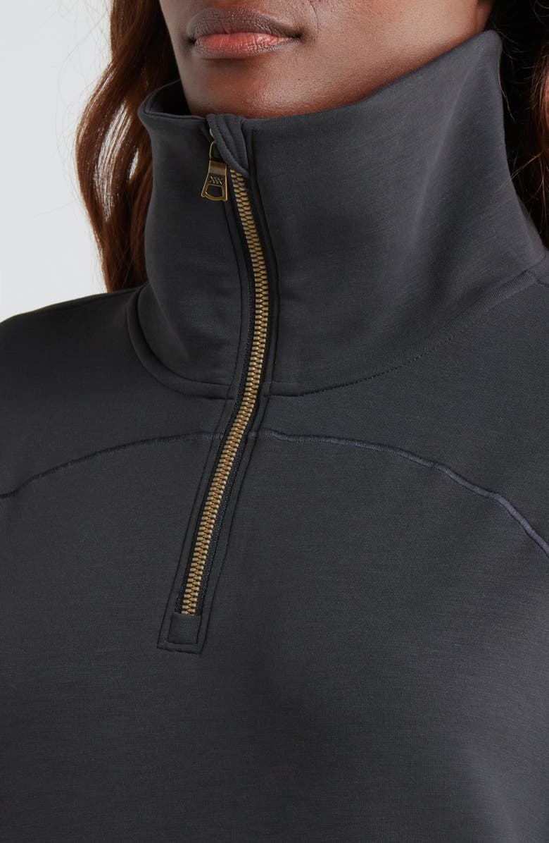 Rhone DreamGlow Half Zip, Alternate, color, Black