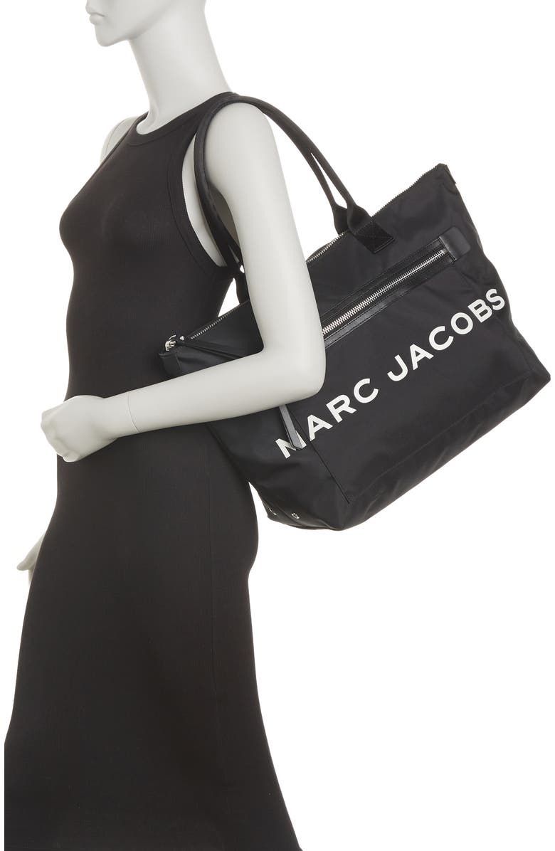 Marc Jacobs Zip Logo Tote Bag, Alternate, color,