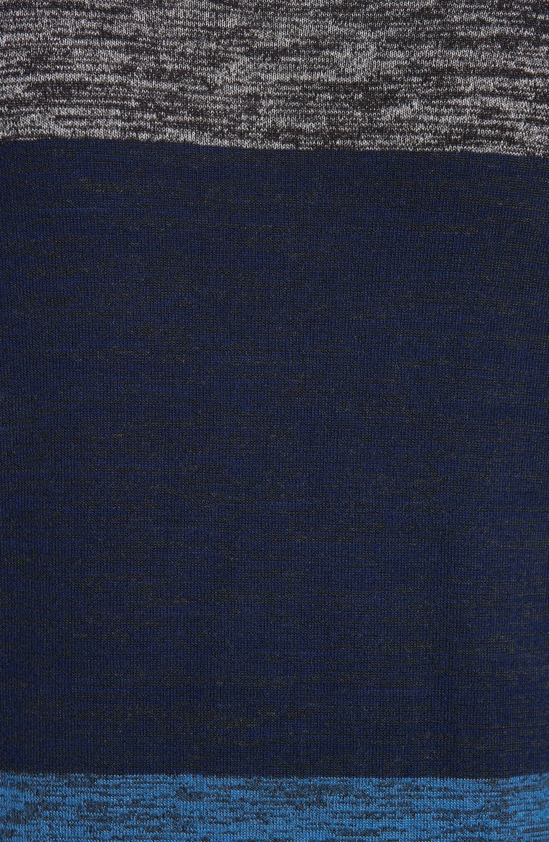 rag & bone Bowery Stripe Turtleneck Sweater Dress, Alternate, color, 