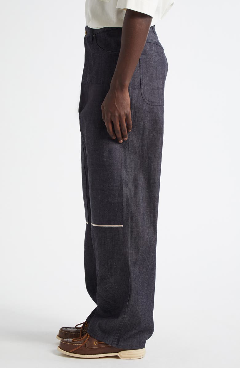 VISVIM Social Sculpture Carpenter Jeans, Alternate, color, Unwashed