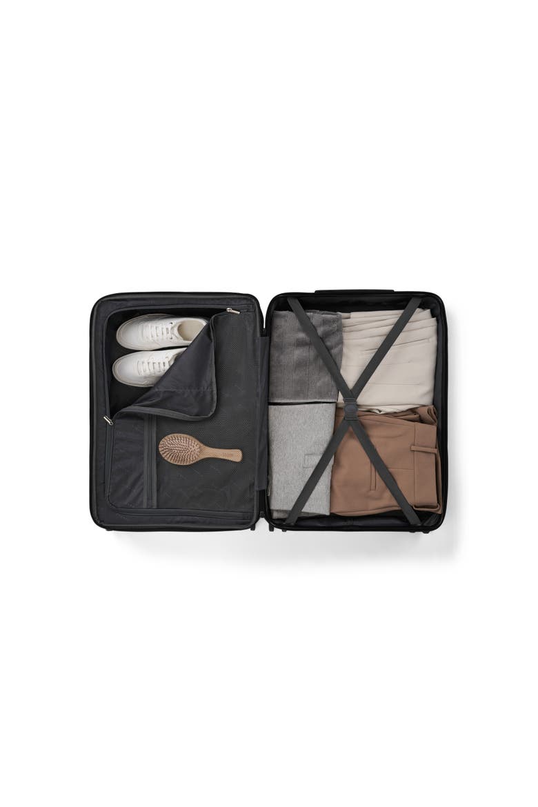 Brussels Hardside Carry-on Luggage with Expansion, Alternate, color, Stormy