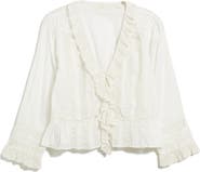 DÔEN Eldoris Lace Detail Organic Cotton Top