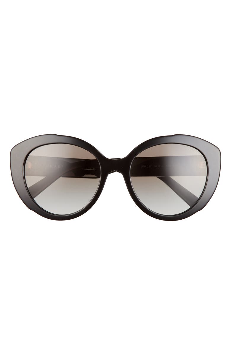 Prada 54mm Oval Sunglasses, Main, color,