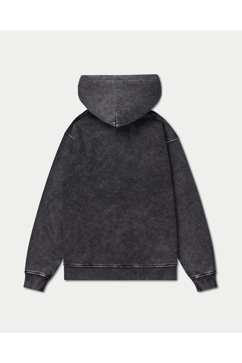 Faded Long Sleeve Oversized Hoodie, Alternate, color, Washed Black