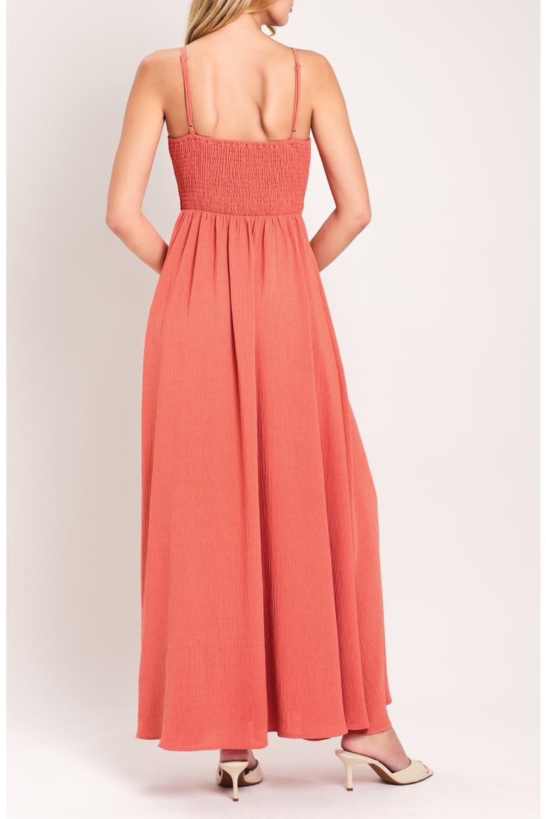 Maxi Dress, Alternate, color, CORAL PINK