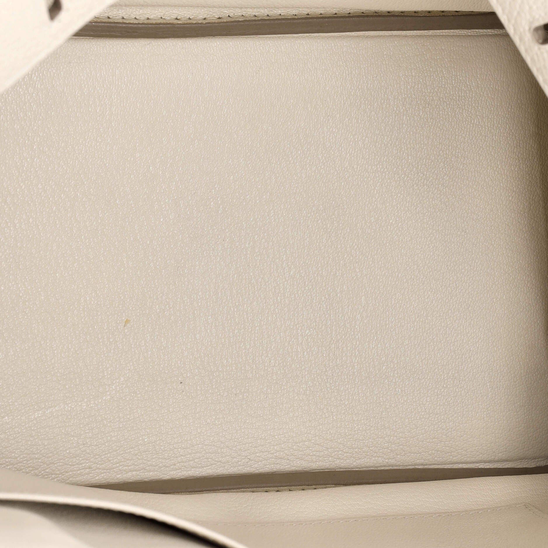 Pre-Owned Hermes Birkin Handbag Light Clemence with Palladium Hardware 30, Alternate, color, 