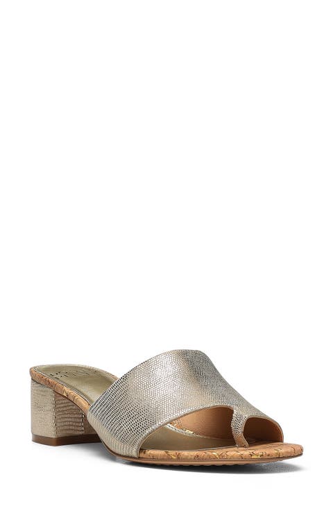 Naia Embossed Slide Sandal (Women)