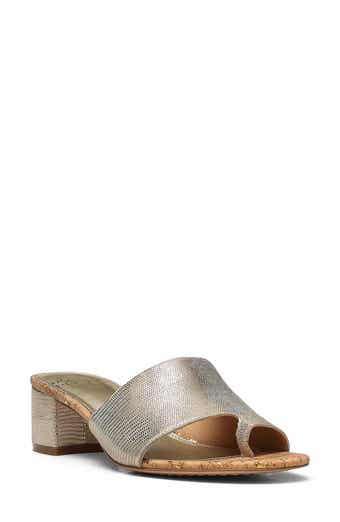 Donald Pliner Naia Embossed Slide Sandal