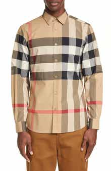 Burberry Somerton Check Button-Up Shirt