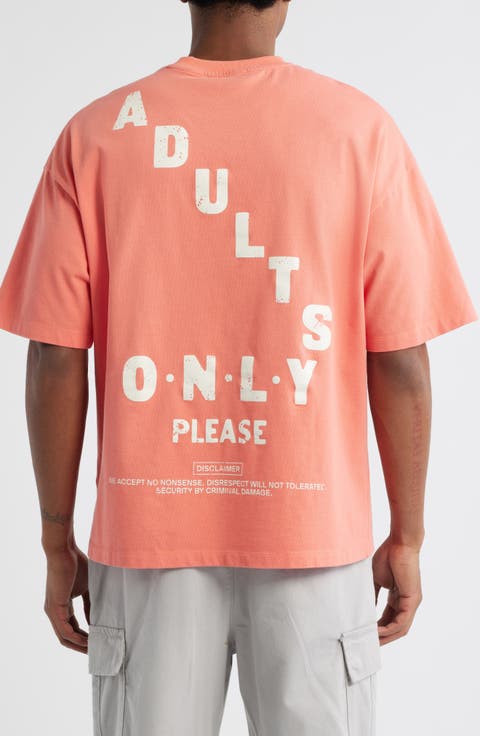 【DISCERNMENT】Empty damage short sleeve T-shirt Men's CRIMINAL DAMAGE Short Sleeve Shirts | Nordstrom