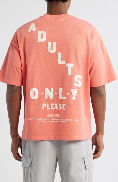 CRIMINAL DAMAGE CRIMINAL DAMAGE ADULTS ONLY GRAPHIC T-SHIRT