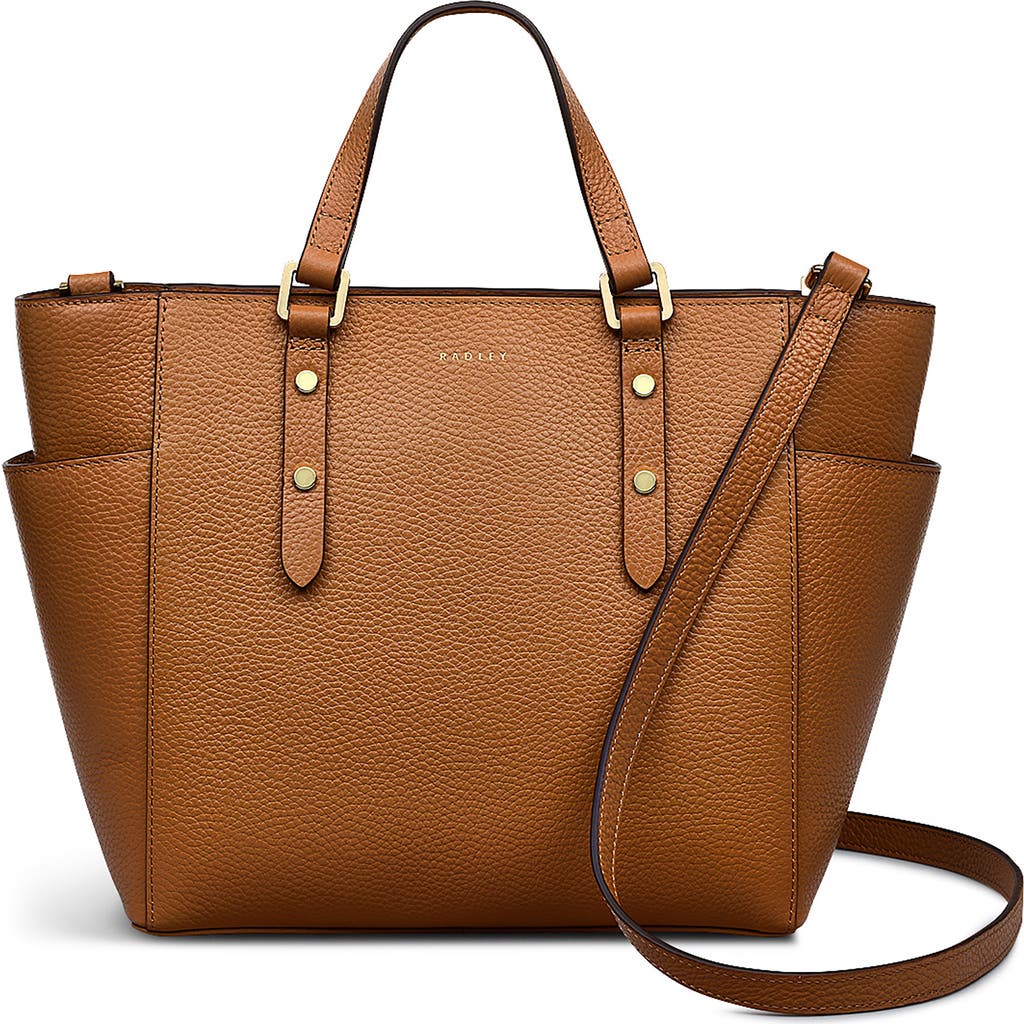 Radley Silk Street Medium Ziptop Satchel Bag In Brown