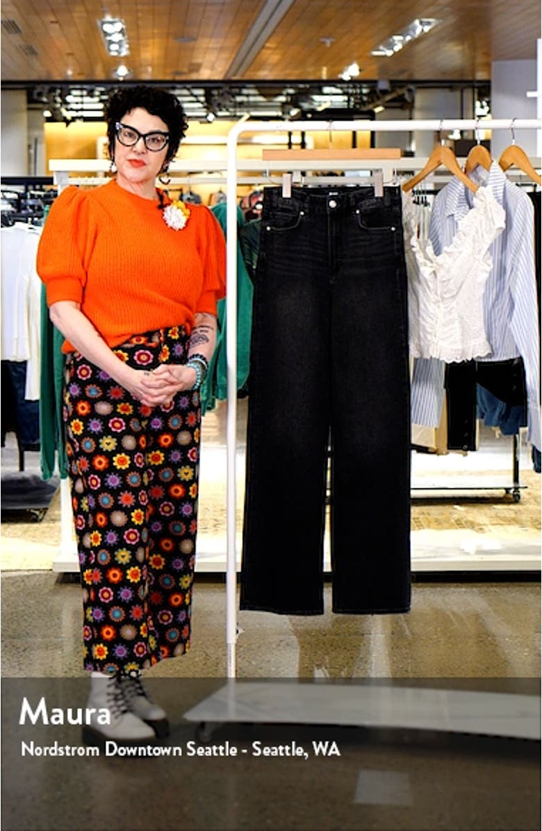 Sasha High Waist Wide Leg Jeans, sales video thumbnail