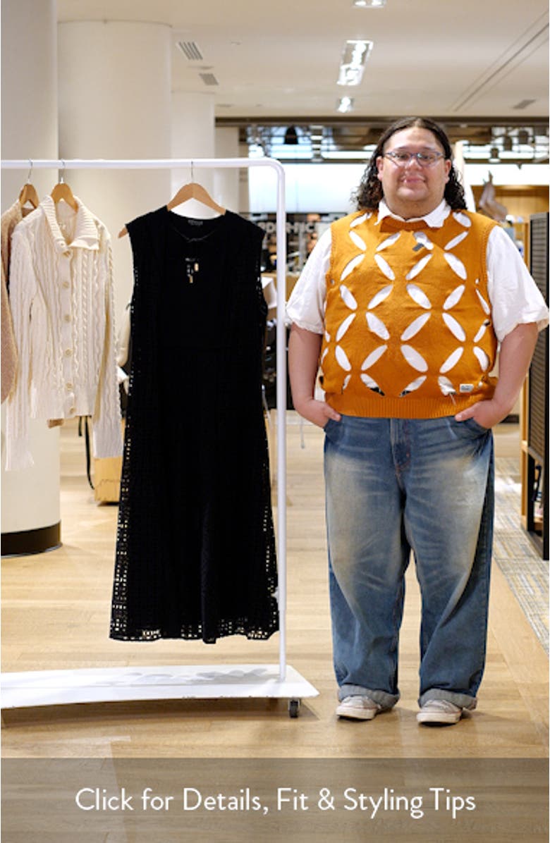 Blair Eyelet Sleeveless Maxi Dress, sales video thumbnail