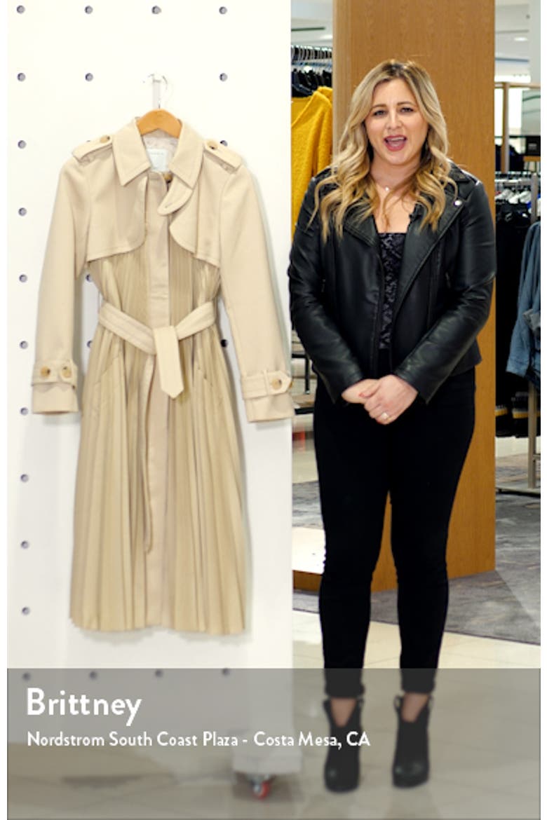 Pleated Trench Coat video