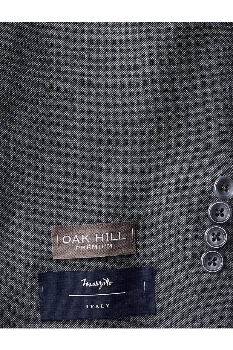 Big & Tall Jacket-Relaxer Sharkskin Suit Jacket, Alternate, color, GREY