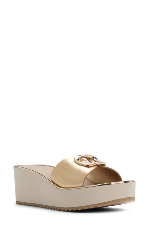 Menhaden Platform Wedge Slide Sandal (Women)