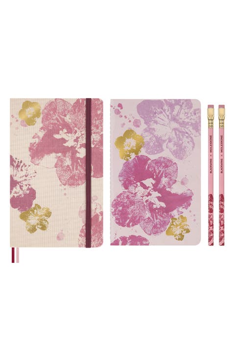 Le Saku Them Notebook & Pencils Set