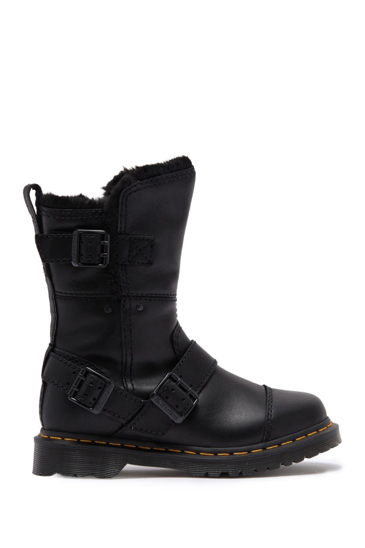 Dr. Martens Kristy Faux Fur Lined Boot, Alternate, color, 