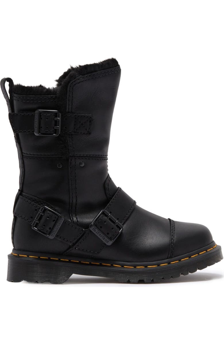 Dr. Martens Kristy Faux Fur Lined Boot, Alternate, color,