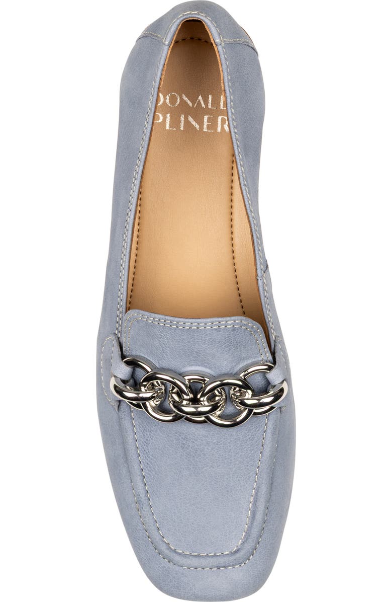 Donald Pliner Chain Loafer, Alternate, color, Denim