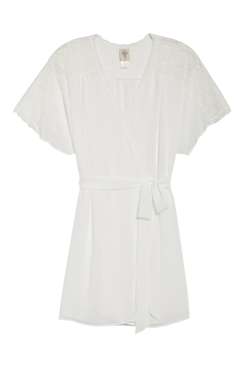 Chiffon Robe, Alternate, color, IVORY