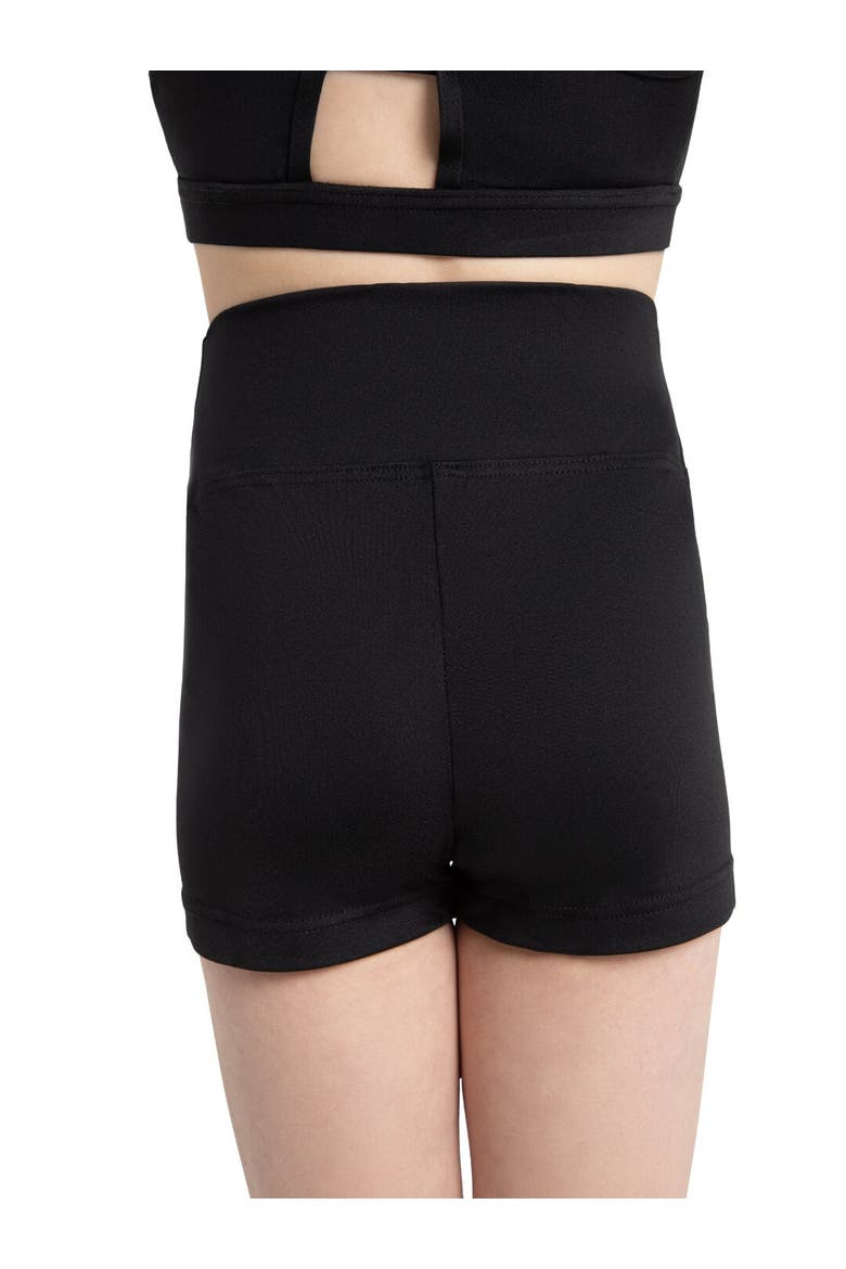 Team Basics High Waisted Short, Alternate, color, black