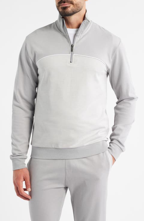 Quarter Zip Track Pullover
