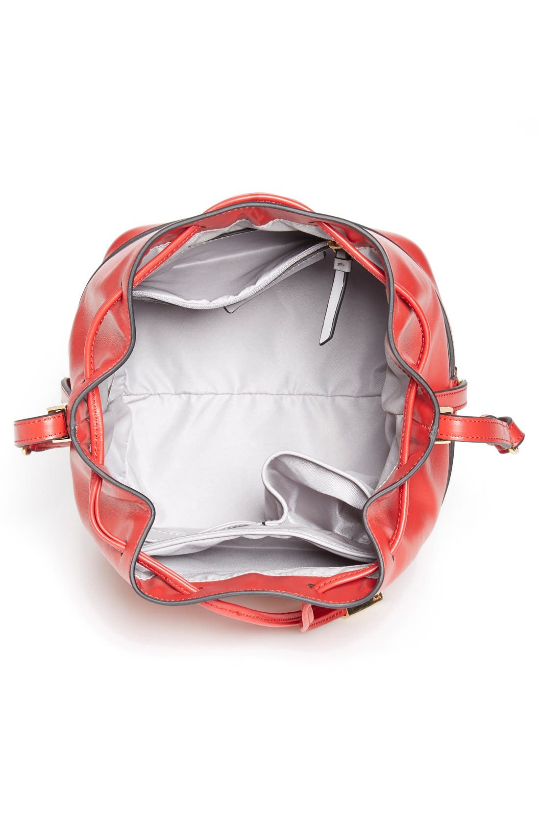'Briarcliff' Drawstring Bag, Alternate, color, RED