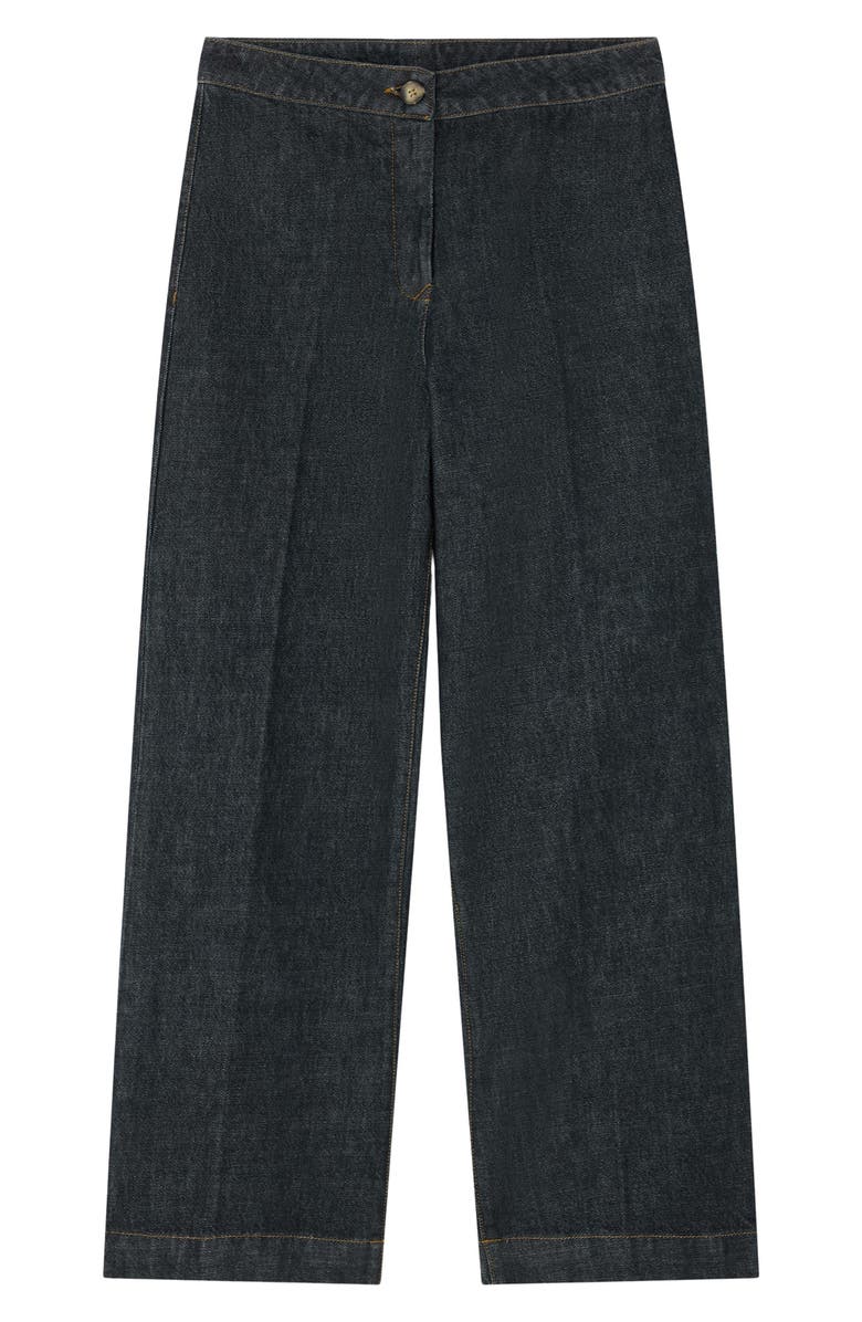 LK Bennett Ami Wide Leg Trouser Jeans, Alternate, color,