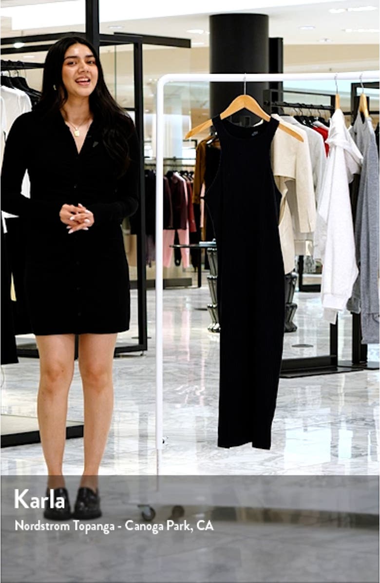 Sportswear Chill Knit Sleeveless Rib Midi Dress, sales video thumbnail