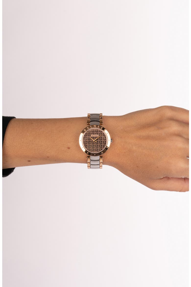 Balmainia Bijou Watch, 33mm, Alternate, color, TWO TONE STEEL ROSE