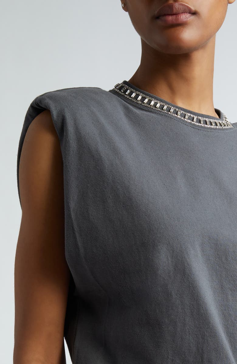 Golden Goose Journey Crystal Embellished Sleeveless Top, Alternate, color, 