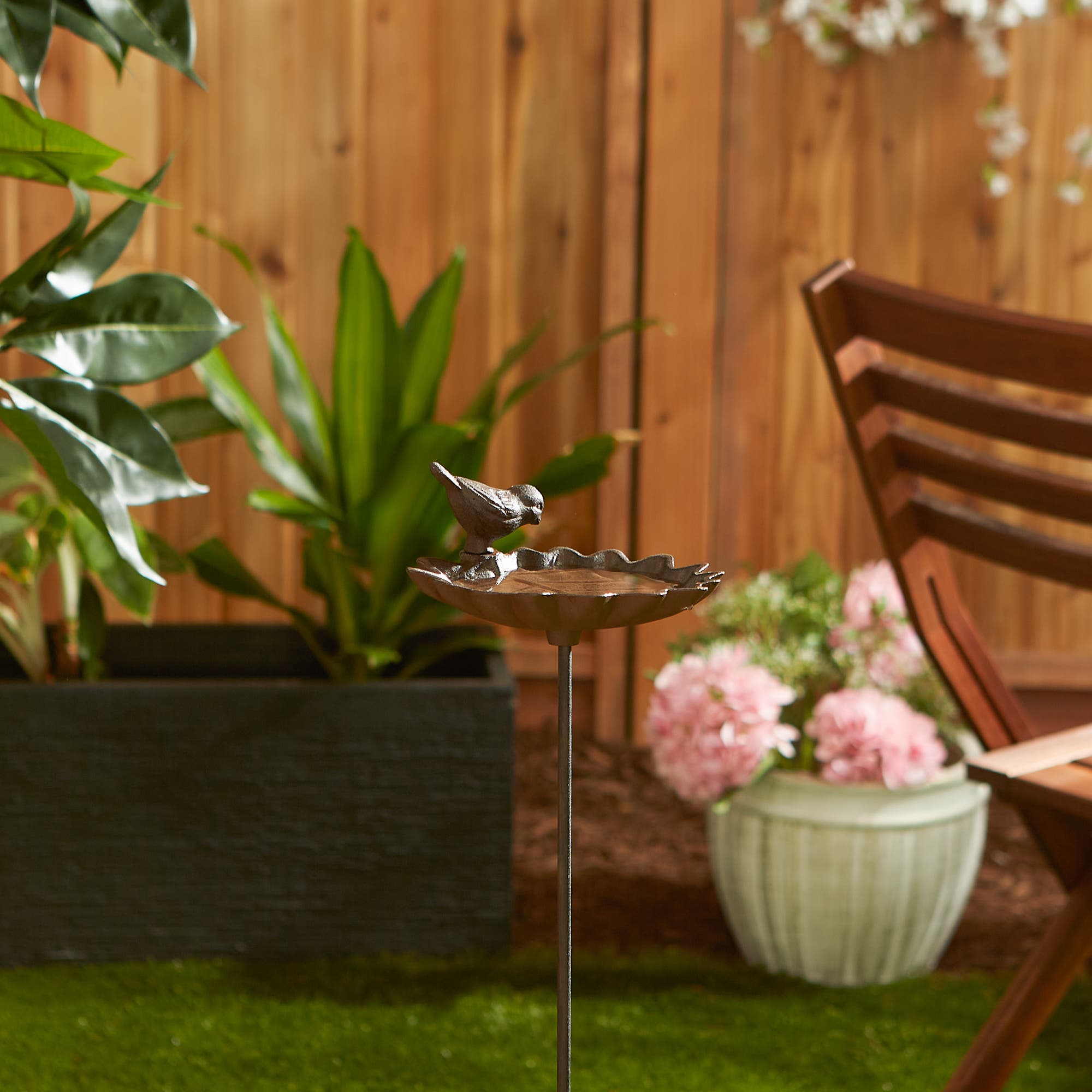 DII Flower Shaped Birdbath | Nordstrom