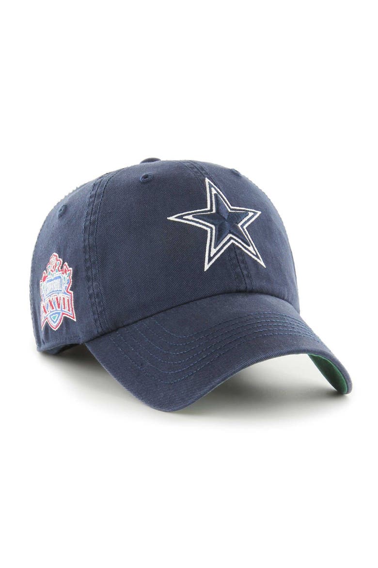 Men's '47 Navy Dallas Cowboys Sure Shot Franchise Fitted Hat, Main, color, Navy