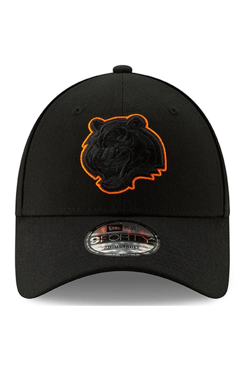 Men's New Era Black Cincinnati Bengals Momentum 9FORTY Adjustable Snapback Hat, Alternate, color, Black