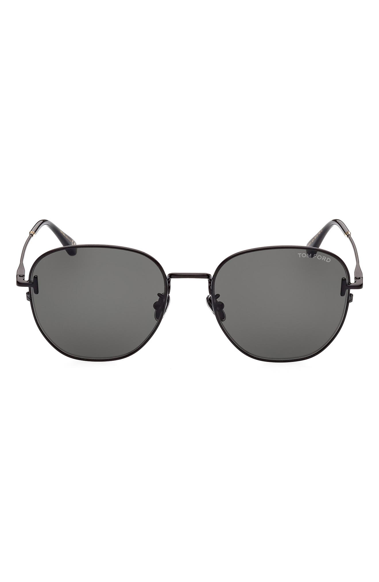 TOM FORD Round 56mm Sunglasses