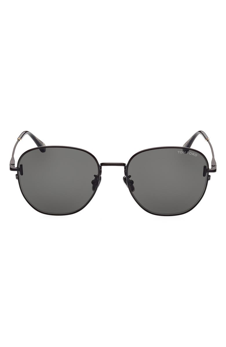 TOM FORD Round 56mm Sunglasses, Main, color,