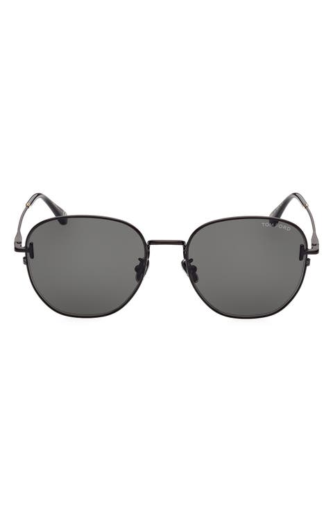 Round 56mm Sunglasses