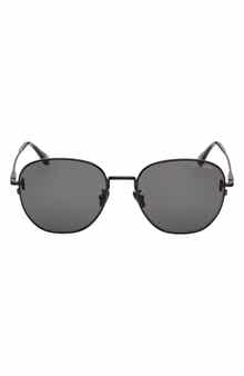 TOM FORD Round 56mm Sunglasses