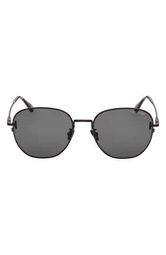 TOM FORD Round 56mm Sunglasses