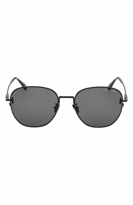 TOM FORD Round 56mm Sunglasses